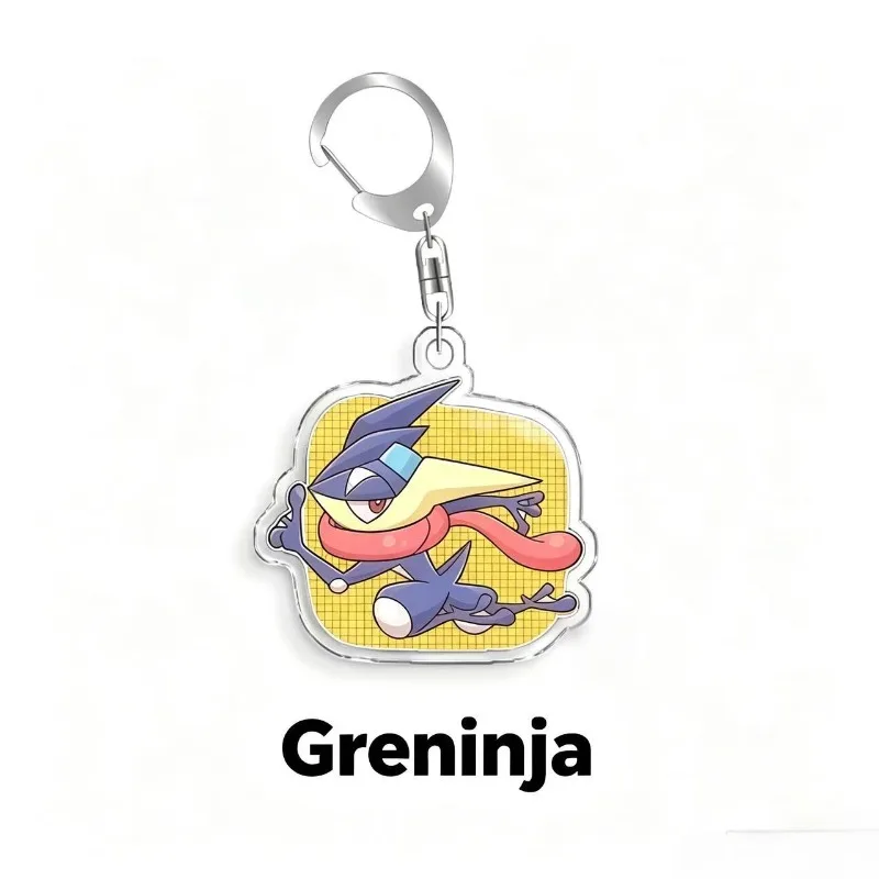 For Pokemon Elf Eeveelution Friends Acrylic Keychain Set Acrylic Selfmade Original Cute Cartoon Anime Keychain Pendant Toy Gift