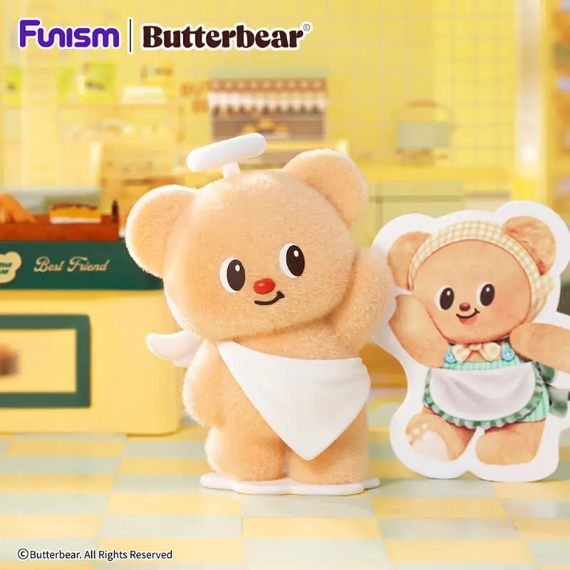 FUNISM Butterbear Happy Day Series Blind Box Series of trendy blind box figures models movable toy models birthday gifts