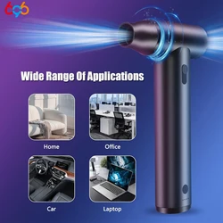 120000 RPM Violent Turbo Fan Blowing Absorbing Integrated Handheld Wireless Violent Fans Electric Air Duster Cordless Compressed