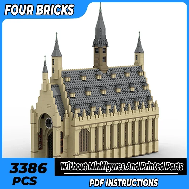 Moc Building Bricks Street View Model Great Hall Technology Modular Blocks Holiday Gifts Toys For Children DIY Sets Assembly