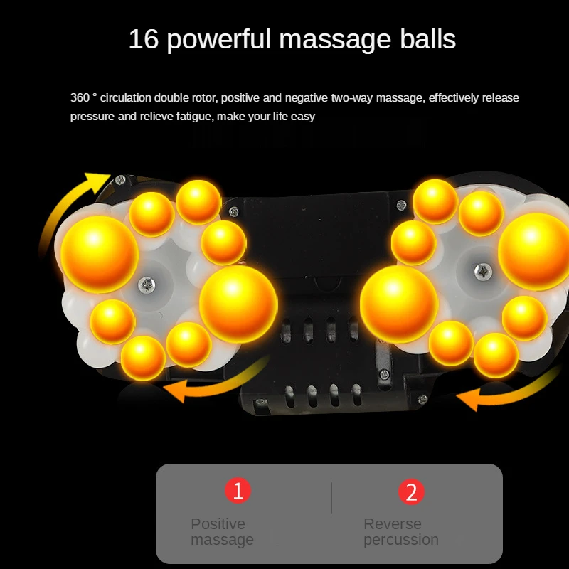 Electric cervical massage instrument plug kneading neck massage pillow neck multi-function massage pillow - view 4