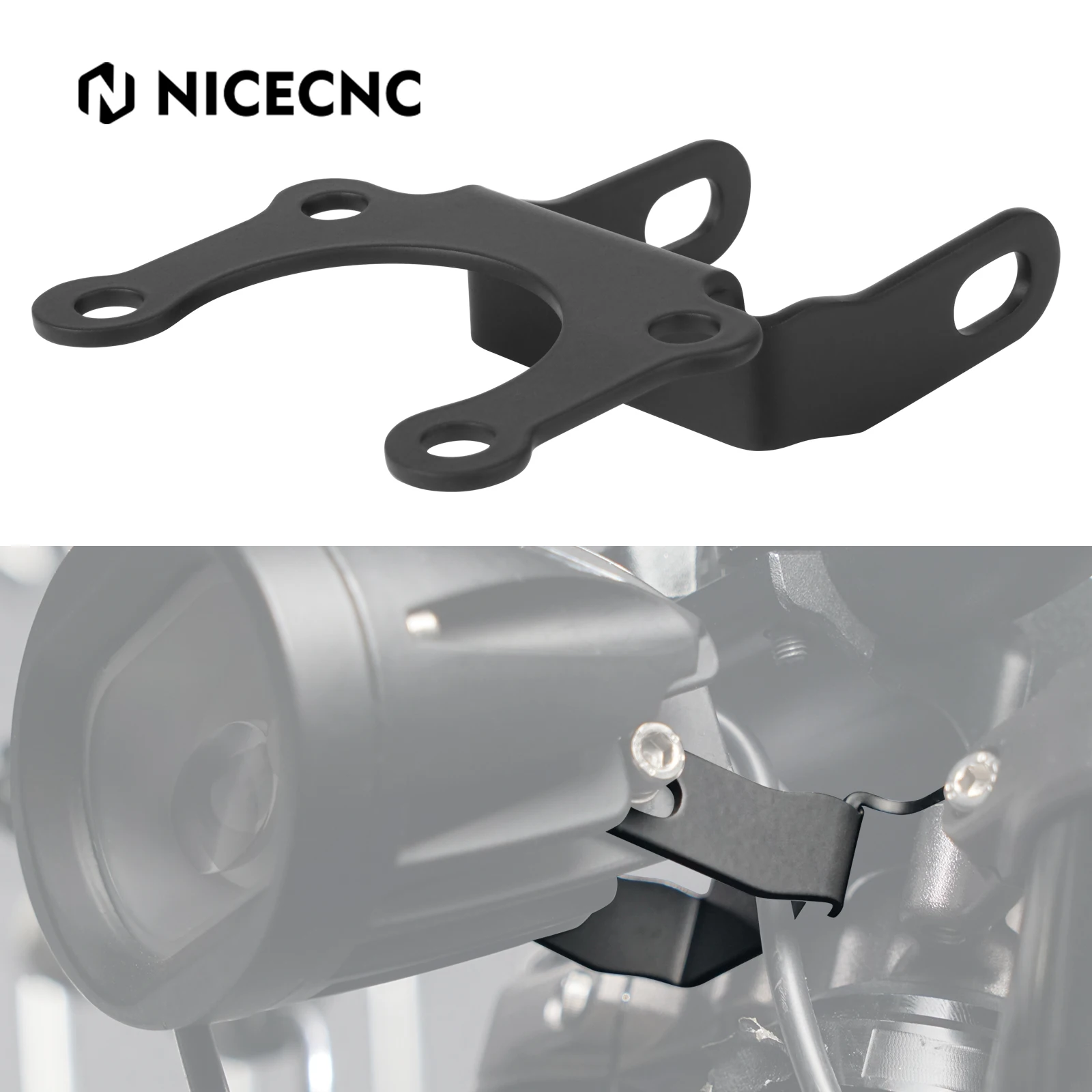 

For Surron light bee X S L1E NICECNC Electric Dirt Bike Carbon Steel Headlight Mount Bracket Wide Usage For Segway X160 X260