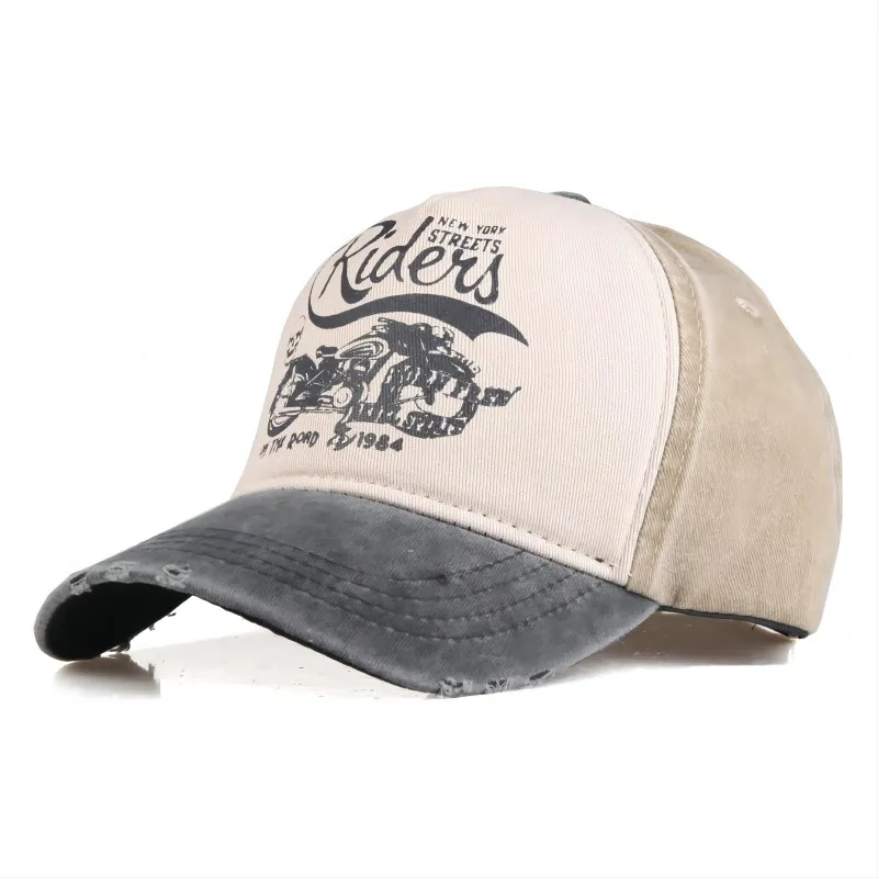 Baseball Cap New Graffiti Printed Hats For Men and Women Outdoor Printed Cap To Do Old Curved Hat Visor