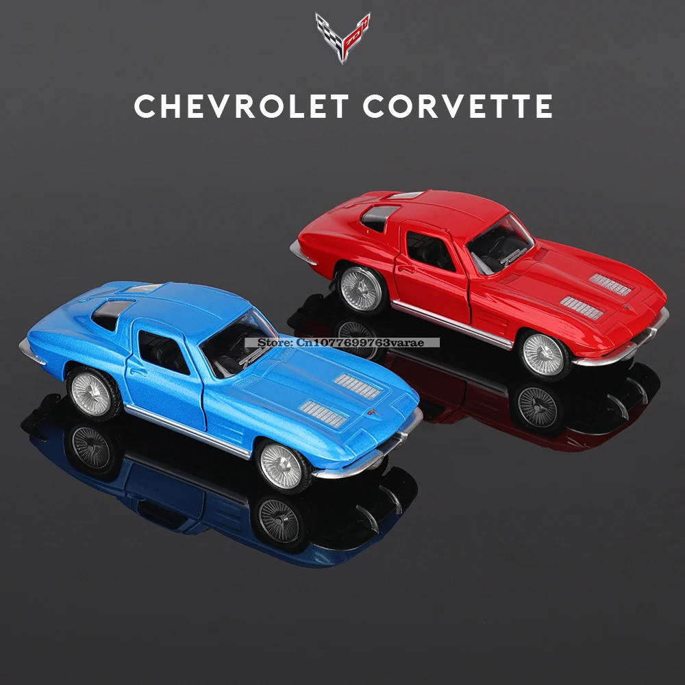 1:36 Chevrolet Corvette 1969 BMW M3 1987 Alloy Car Model Car Model Toy Casting Series Collection Ornament Gift Christmas Gift