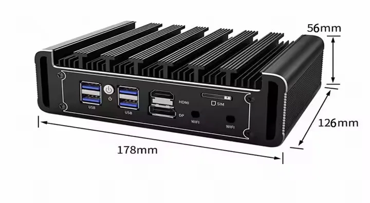 عالية الجودة لينة راوتر كمبيوتر مكتبي صغير الأساسية I7-1165G7 4 * LAN عرض DDR4 صندوق الكمبيوتر للاستخدام الصناعي الولايات المتحدة/الاتحاد الأوروبي/الاتحاد الأفريقي/CN #3