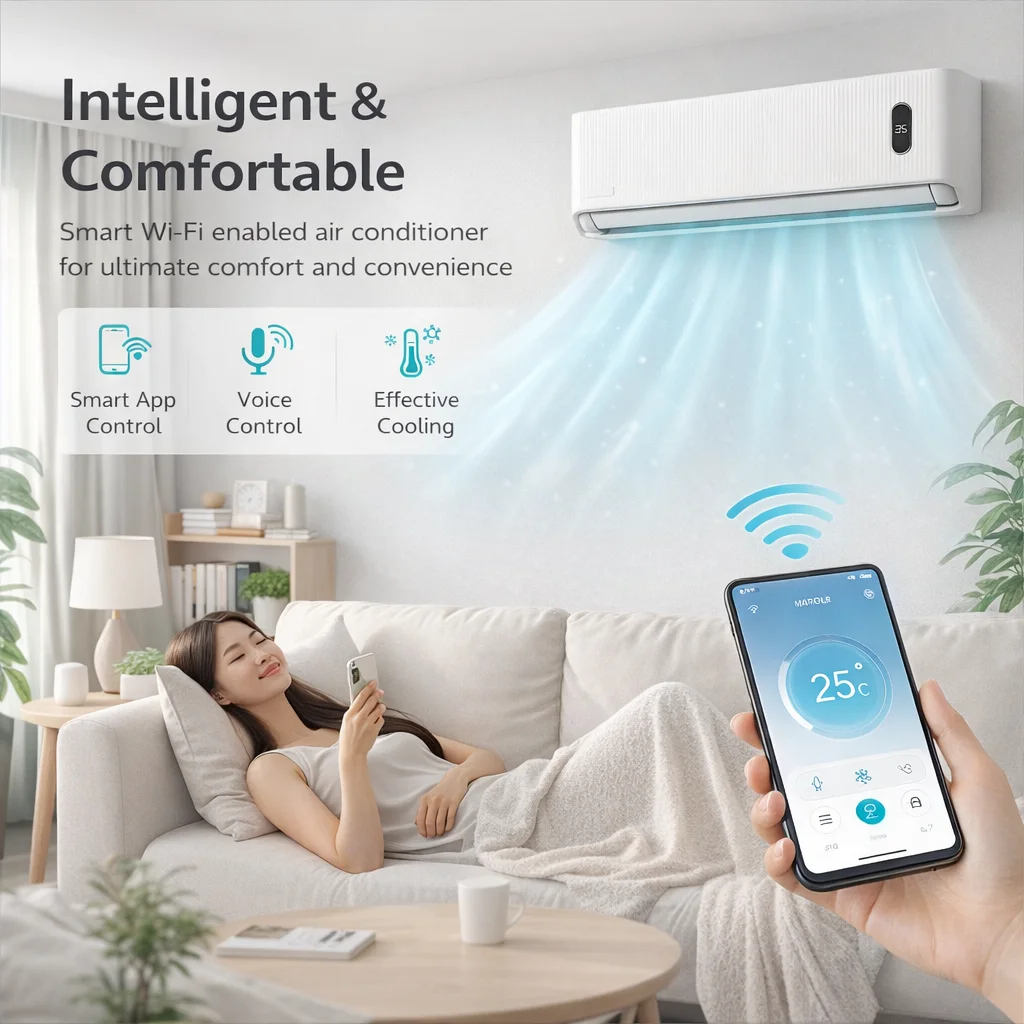 18000BTU Variable Frequency Cooling&heating R32 Energy Saving  Split Air Conditioner for & Hotel Use