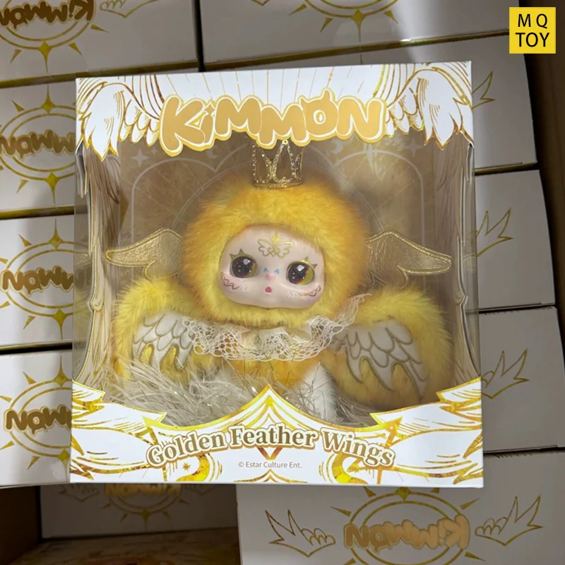 

Authentic New Kimmon Series Golden Feather Wings Limited Hang Card Divine Limited Edition Hanging Card Whole Box Cute Ornament