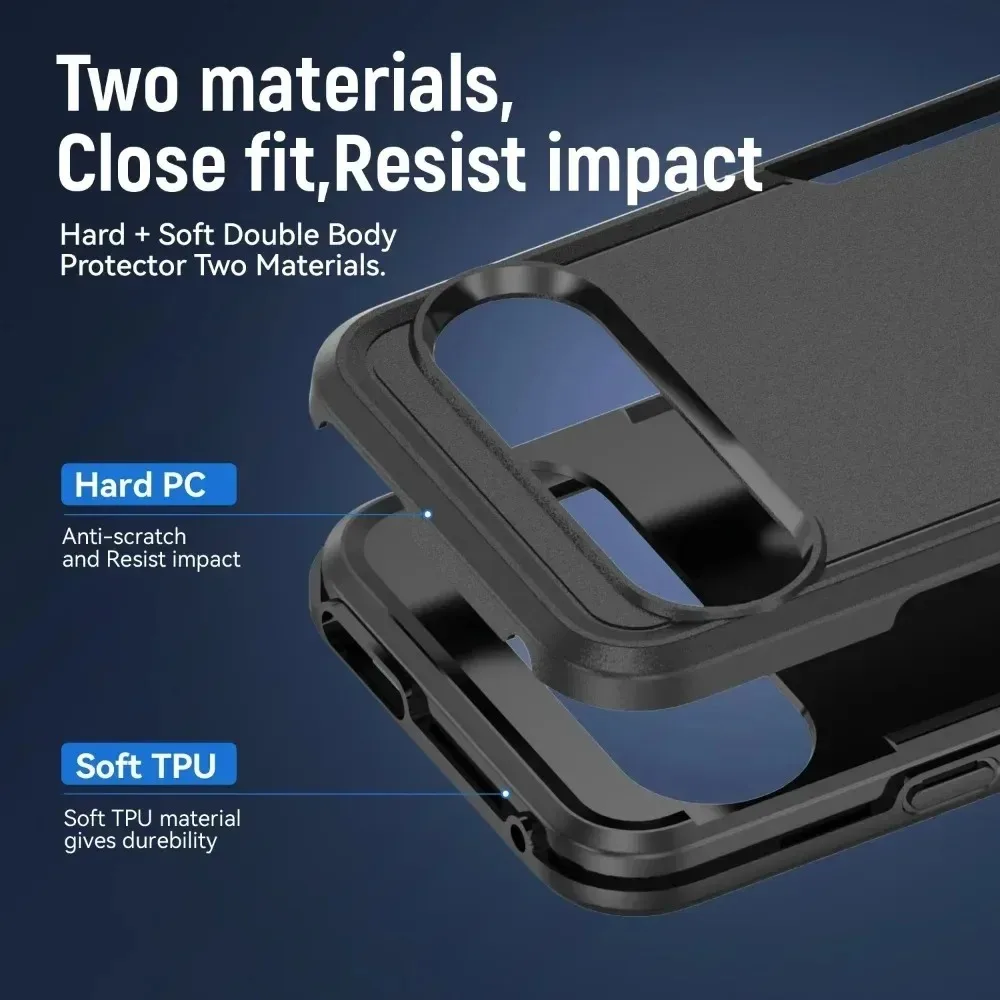 Robuste, stoßfeste OTT-Schutzhülle für Google Pixel 11 ProXL 10A 9A 8 7 A Pro, Anti-Drop-Puffer-Schutzhülle. – Detail 2