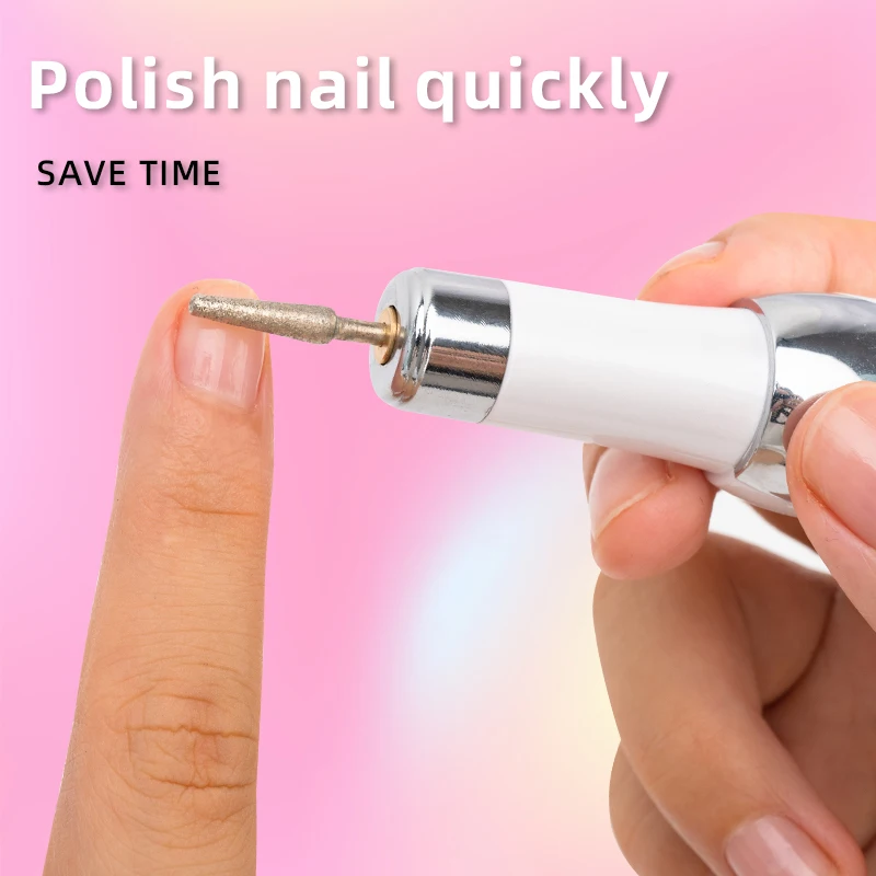 

Electric Nail Polisher Drill Bits Professional Nails Grinding Polishing Dead Skin Removal Art Sanding File Pen Manicure Machine