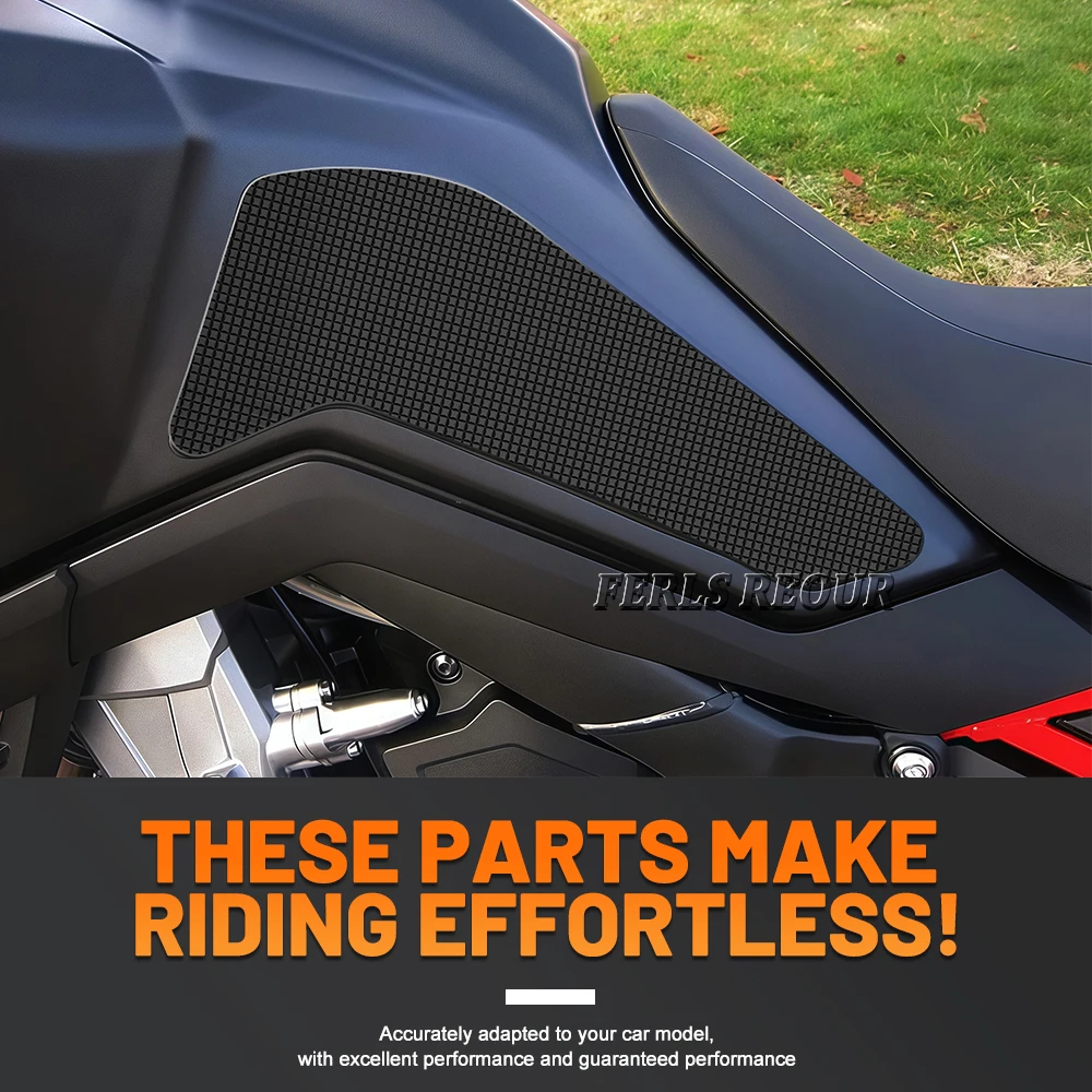 

For HONDA AFRICA TWIN CRF1100 L 2020-20 Motorcycle Tank Pad Rubber Black Anti Slip Gas Fuel Tank Protector Sticker Anti Scratch