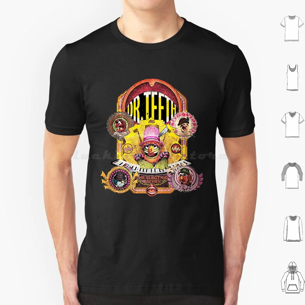 Dr Teeth And The Electric Mayhem Show T Shirt 6xl Cotton Cool Tee Show Show The Electric Mayhem Electric Mayhem The Show The