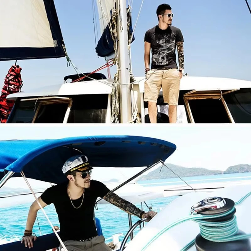 Manicotti per protezione solare per tatuaggi da ciclismo all'aperto con una manica Manicotti per tatuaggi estivi Manicotti per fiori Giorno dell'Indipendenza Vesti maniche alla moda