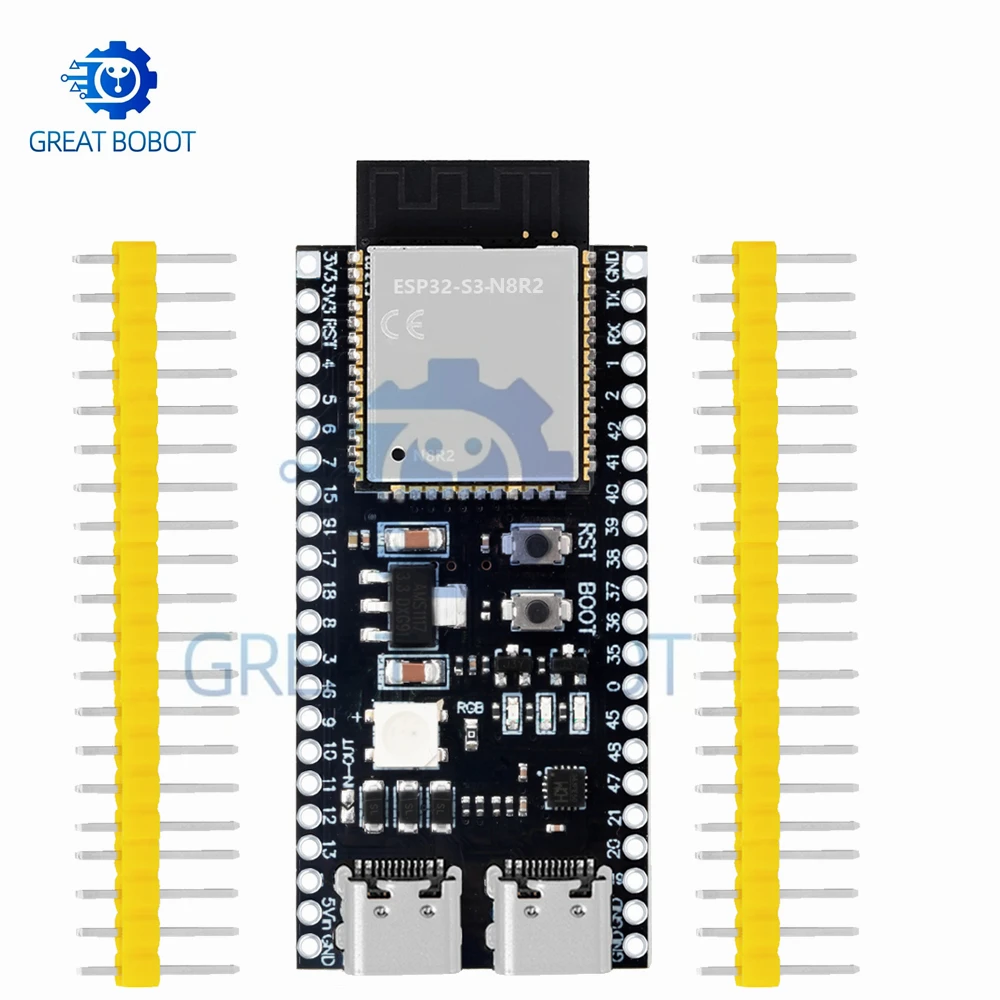 ESP32-S3-Dev-KitC-1 ESP32-S3 WiFi Bluetooth kompatybilny BLE 5.0 Mesh Płytka Rozwojowa ESP32 Moduł Bezprzewodowy dla — zdjęcie produktu 3