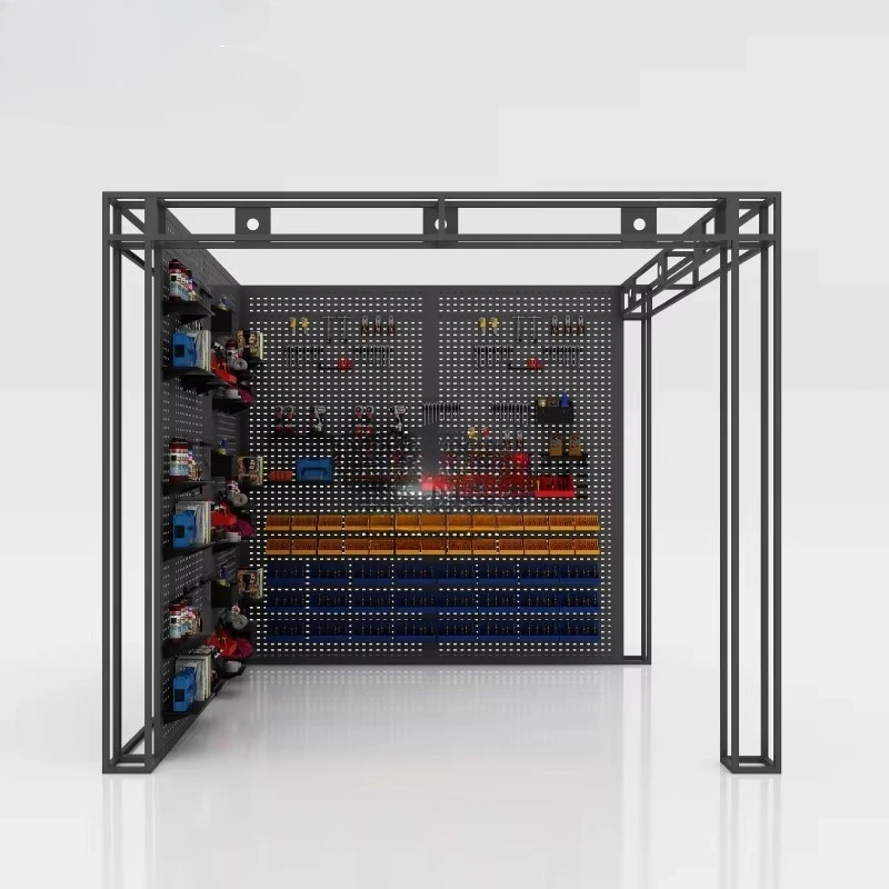 &c Custom-Sized Custom Wire Wall Mounted Tile & Mosaic Accessories Display Rack with Custom Color Options for Exhibition