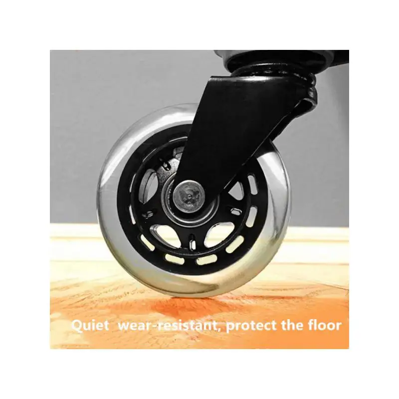 5 Packs 2.5&3 Inch Casters Office Chair M10/M11 Mute Universal Wheel Pu Circling Caster Strong