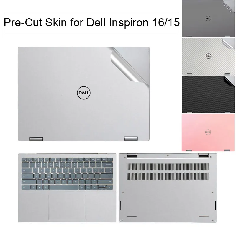 Pre-Cut Laptop Skin Sticker for Dell Inspiron 16 7640 7630 7635 7620 2in1 5645 5640 15 7506 3530 Touchpad Palm Rest Decal Film