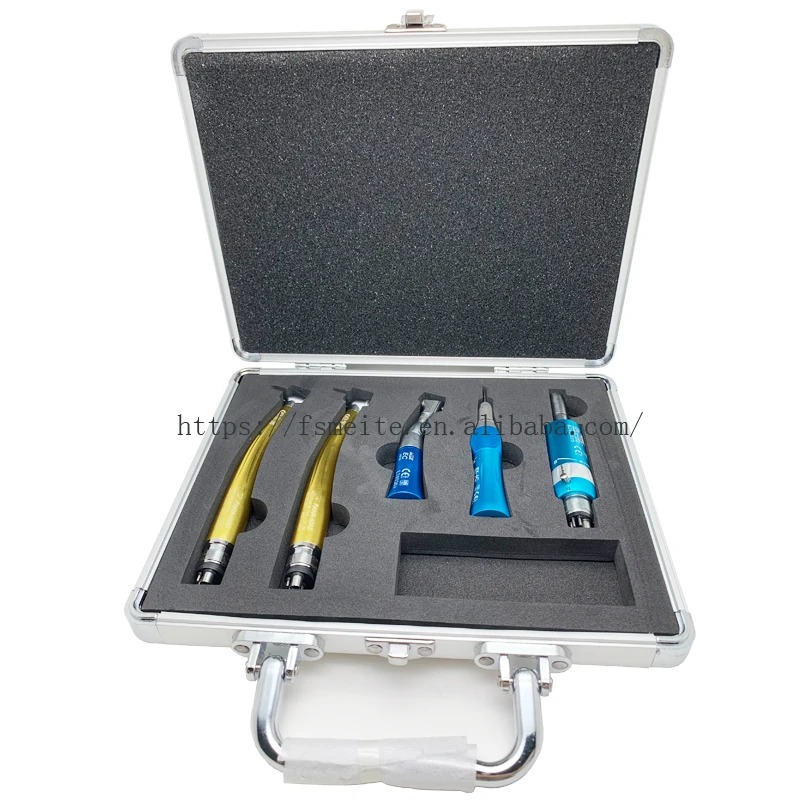 Meite medical dent al equipment dentist high speed handpiece air turbine contra angle and low speed handpiece for clinic hospita