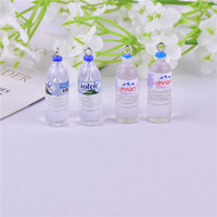 Cute 10pcs/pack  Water Bottle Resin Charms  Pendant Earring Keychain DIY Fashion Jewelry Accessories
