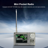 TEF6686 FM/LW/MW/SW Full Band Radio with LCD Display Pocket Radio Rechargeable Gifts for Seniors Elderly