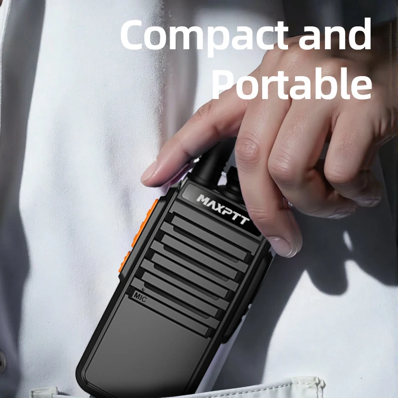 وحدتان من أجهزة الاتصال اللاسلكية خفيفة الوزن Maxptt Max220، من النوع C، لا يتطلب ترخيصًا، راديو هواة محمول ثنائي الاتجاه، أجهزة اتصال لاسلكية للبالغين لمسافات طويلة