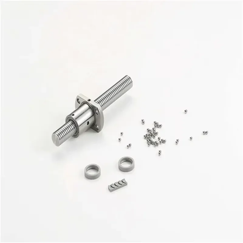 BOSU SFK1402 SCR1402-1000MM CE C5 C7 Steel Ball Screw Kit 50mm Machined Screw Shaft with 4mm Lead