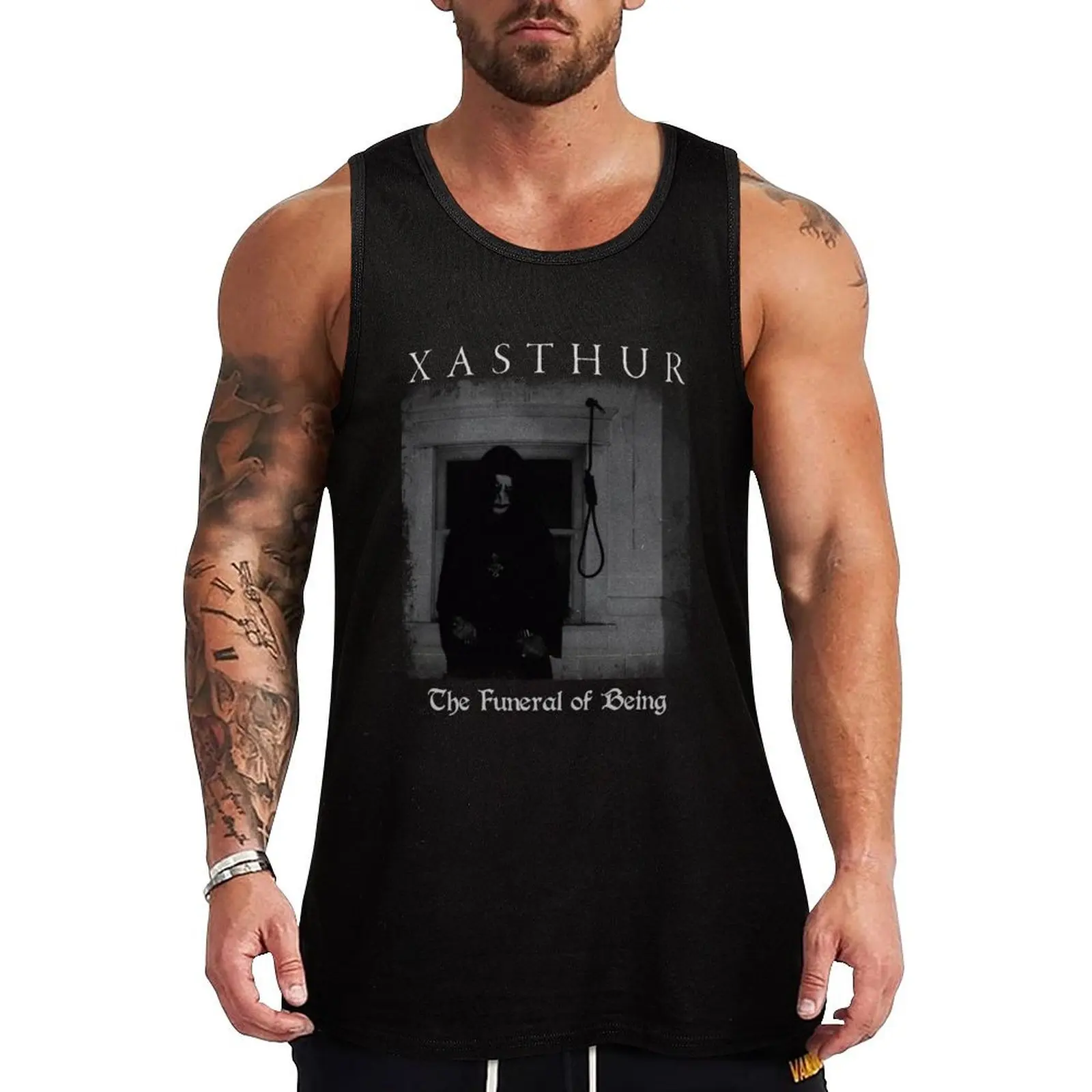 Xasthur - The Funeral of Being - Depressive Black Metal Tank Top Men's sports t-shirt gym for men Men's clothing