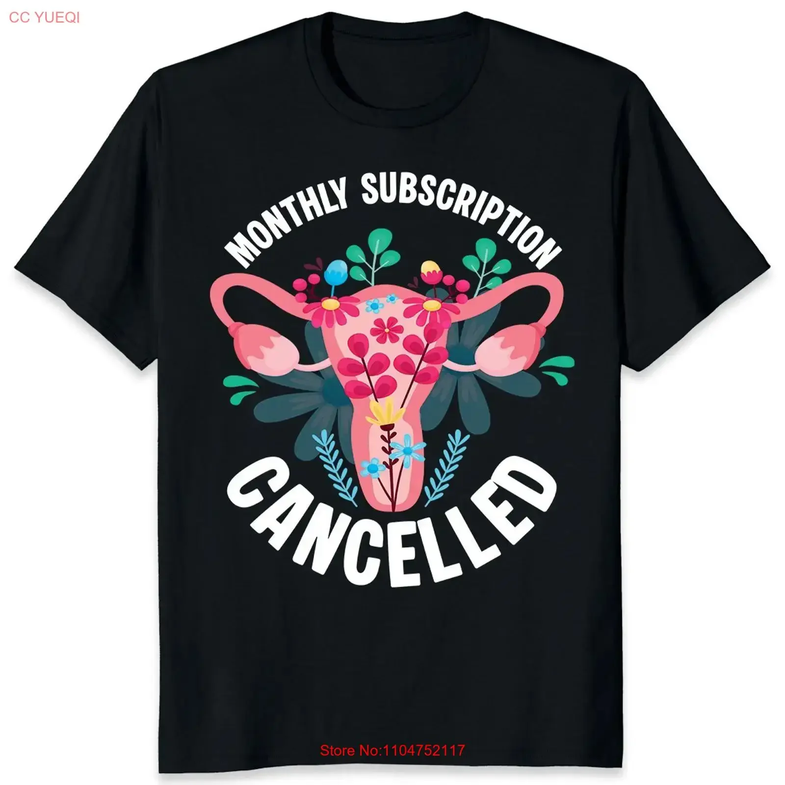 Monthly Subscription Cancelled Funny Hysterectomy Recovery T Shirt vintage Washed Soft Stretched homme Slightly Breathable