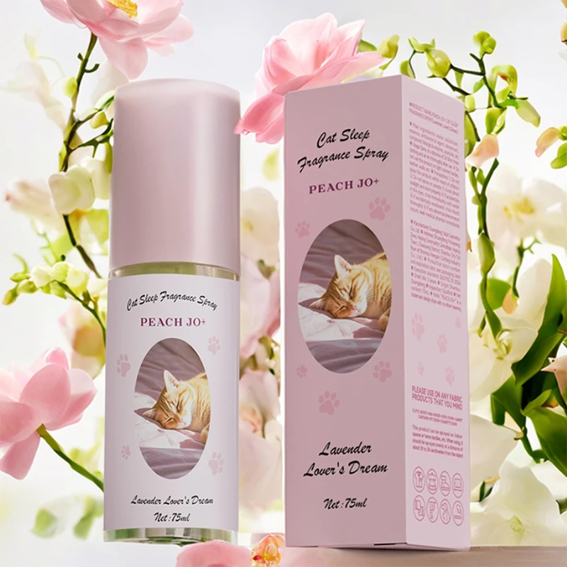 Profumo per il sonno del gatto Lavanda Gelsomino Spray d'aria naturale fresco Piano naturale Ultimo deodorante Fascino Vitalità Deodorizzazione Profumo 75ml