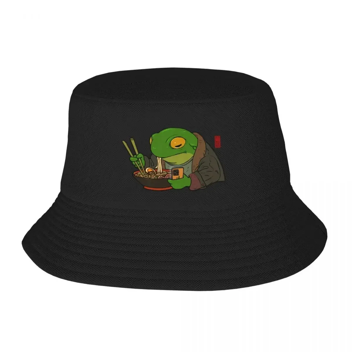 Bucket Hats Fisherman Caps New Ramen Lover Frog   sun hat New In  Military Tactical Caps New In The   Girl Men's