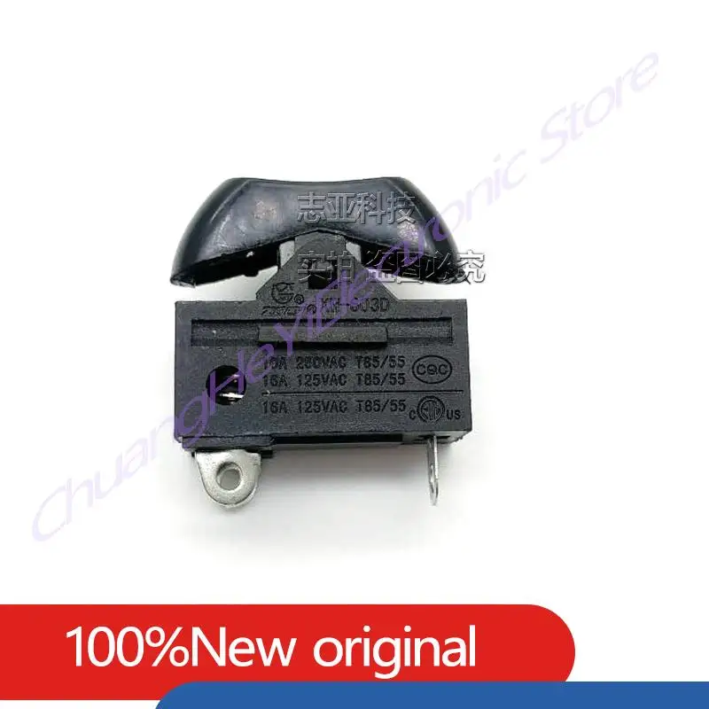 Hair Dryer Switch 3 Pin 3 Speed Copper Silver Point Environmental Flame Retardant RK2-33 Ship Type Switch 10A 250V