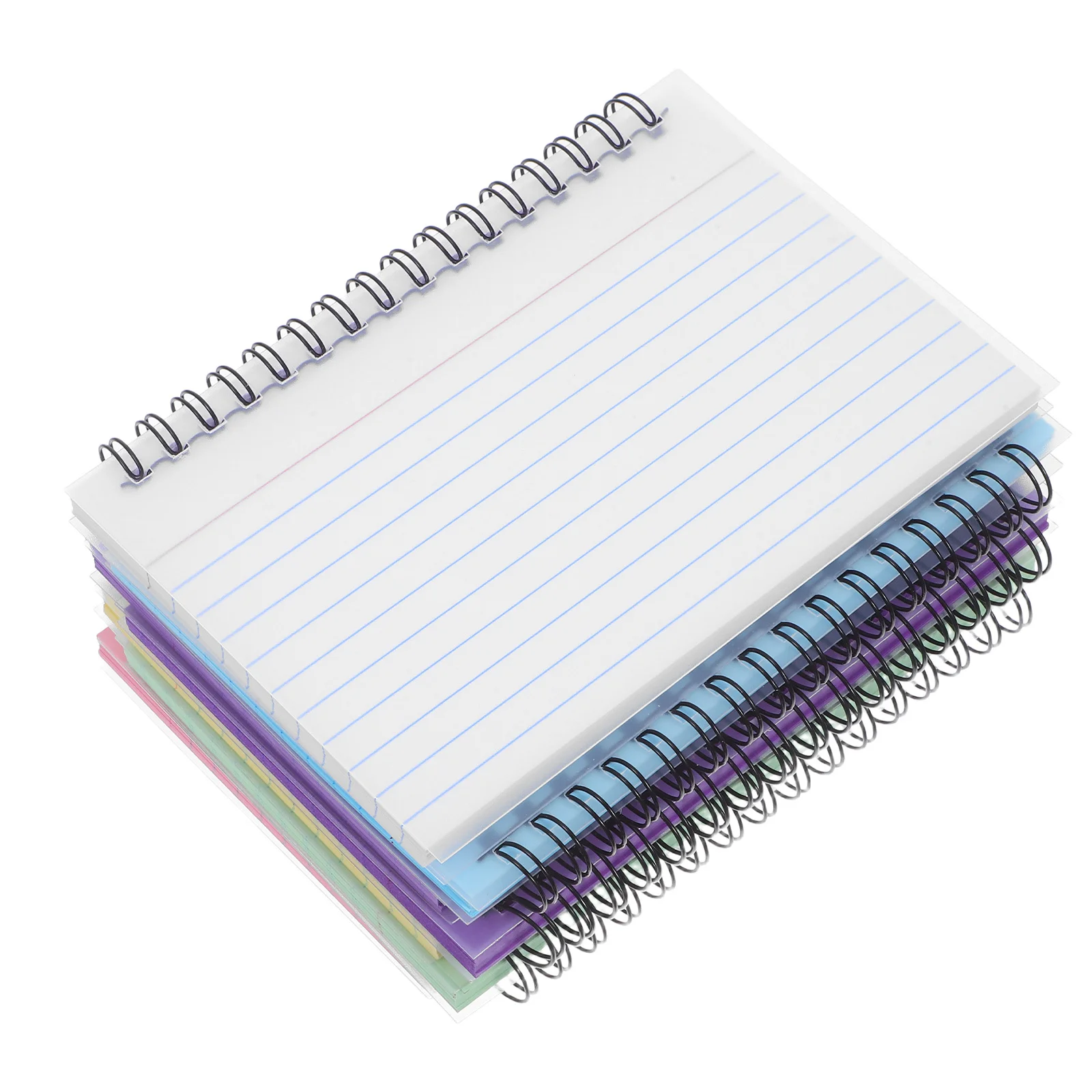 

7Pcs Spiral Memo Pads Pastel Pull-Out Perforated Notebooks Portable Office Travel Lined to-Do List Daily Planner Task Notebook