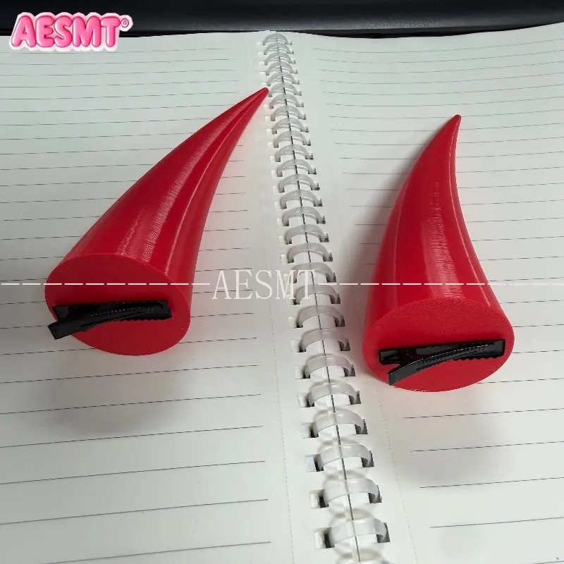 Chainsaw Man Power Devil Horns Cosplay Prop Headpiece 13cm Red Collectible for Women Halloween Costume Accessory