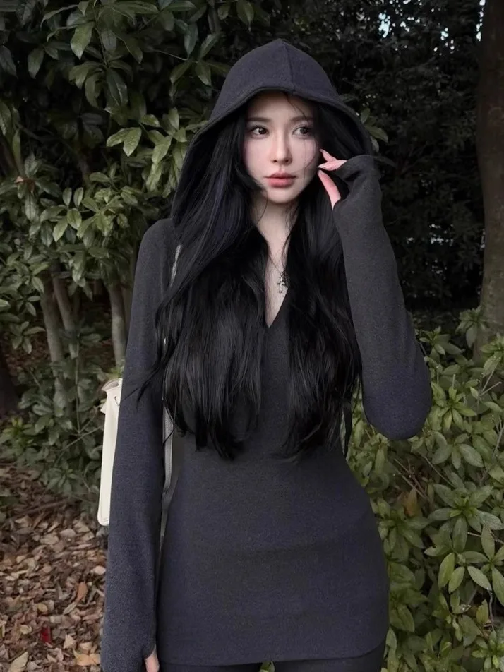 

Early Autumn Women's Faion Set High Waist Slim Fit Hoodie Sweatpants Spor Casual Sle Two-Piece Ensemble Breathable