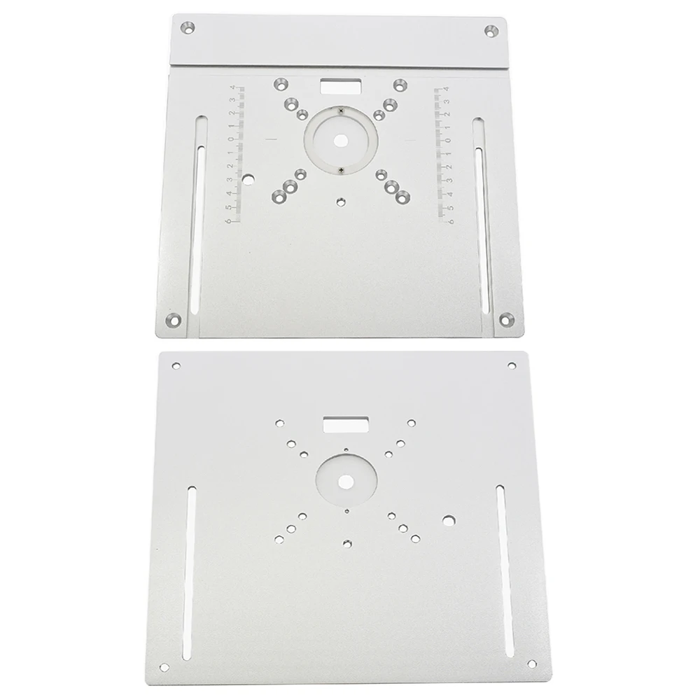 Imagem -06 - Alumínio Router Tabela Inserir Placa Elétrica Madeira Milling Flip Board Miter Gauge Guia Grupo Bancada de Madeira