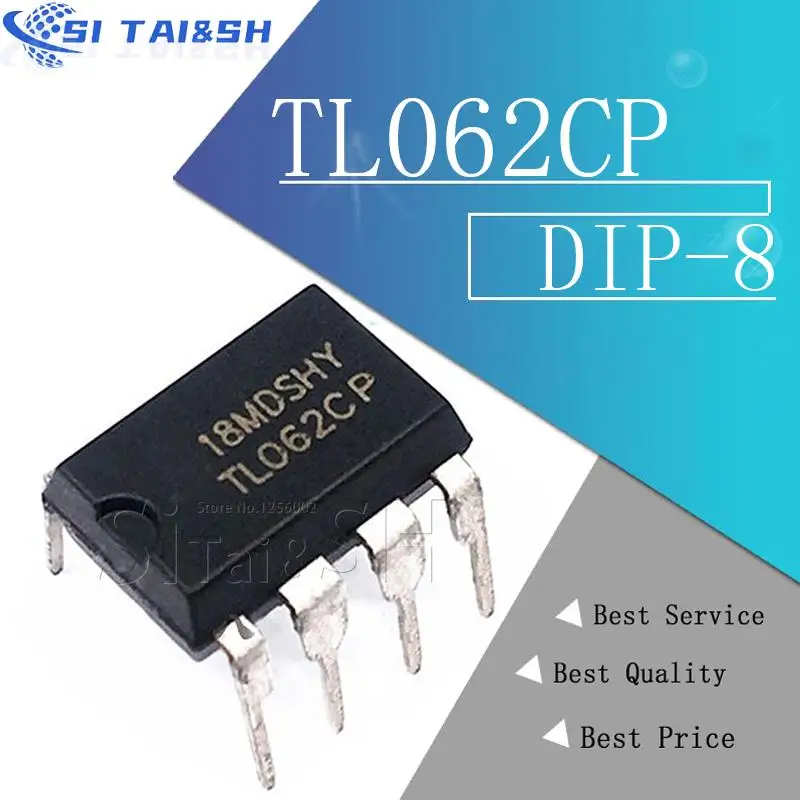 10 teile/los TL062CP TL062 DIP-8 DIP TL062CN = NJM062D JRC062D 062D Neue original