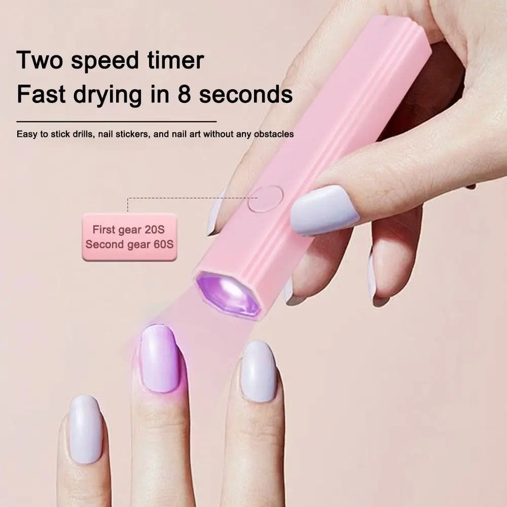 Mini UV/LED Pen-Stijl Nageldroger Gel Nagels Snelle Uitharding Gel Polish Drogen Lamp Handheld Mini nagellamp Nail Art Gereedschap