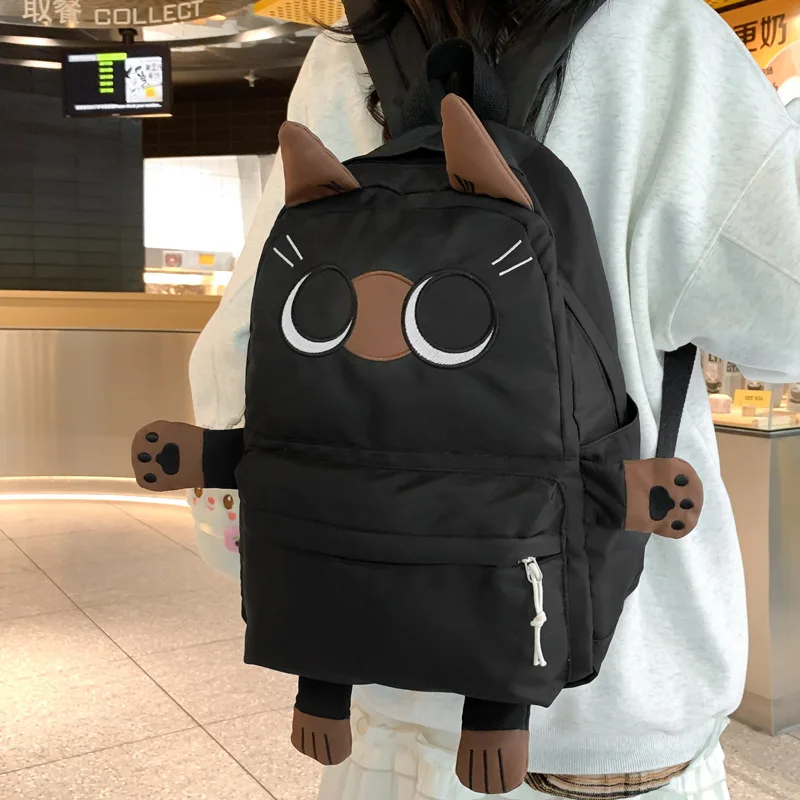 Large Capacity School Bag Cute pattern Design High School Middle School Student Backpack Nylon Material with Computer Mochila 배낭