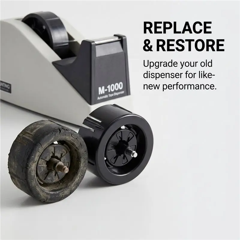 【HOT A69Z!】Precision-Engineered Tape Wheel Replacement(1PCS) For M-1000 Electric Tape Dispenser, Perfect Fit