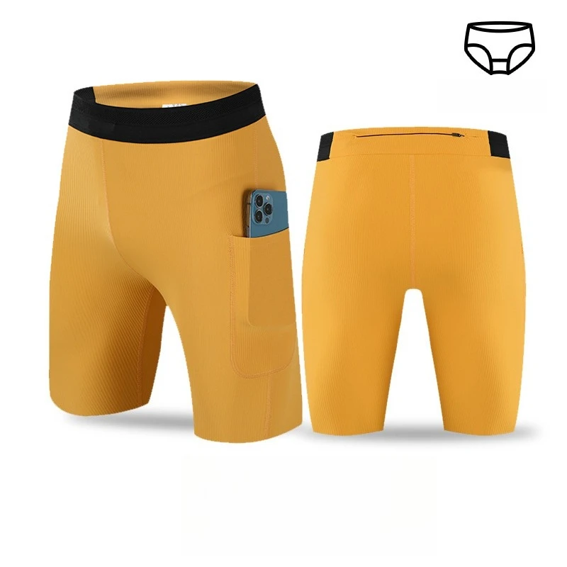 Compression Shorts for Man Gym Sportswear Marathons Sport Running Shorts Men's Racing Shorts Male Fitness Tights Workout Clothes