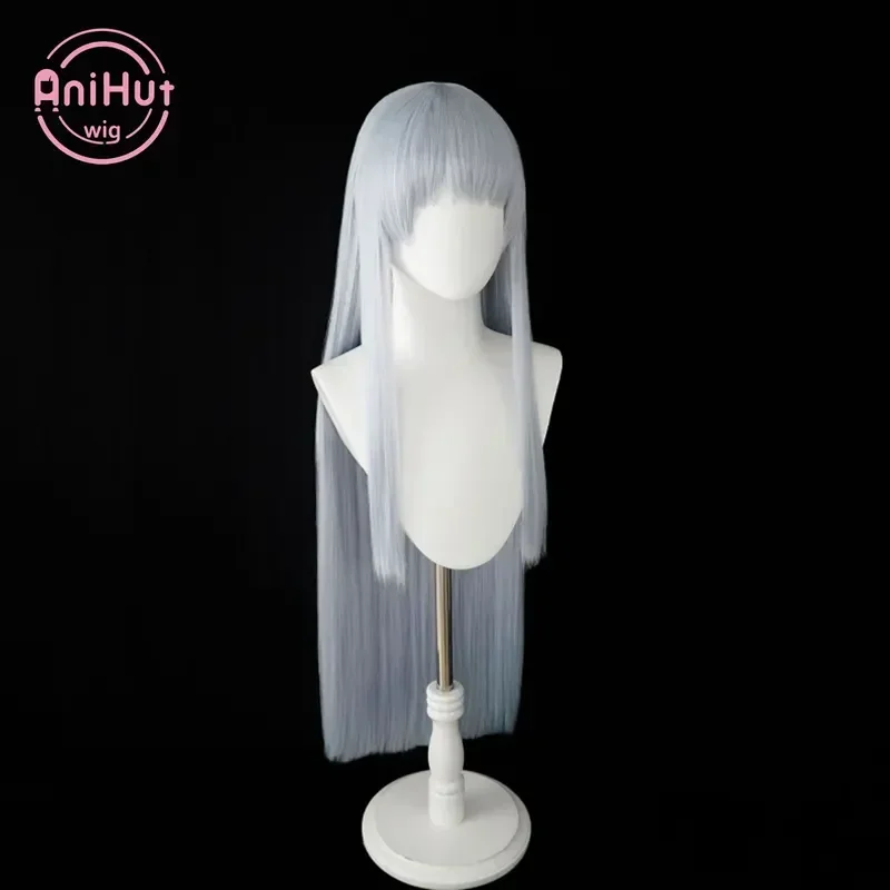 【AniHut】 شعر مستعار Ushio Noa باللون الأزرق الفاتح، أرشيف أزرق، شعر صناعي مقاوم للحرارة، شعر Ushio Noa Cosplay