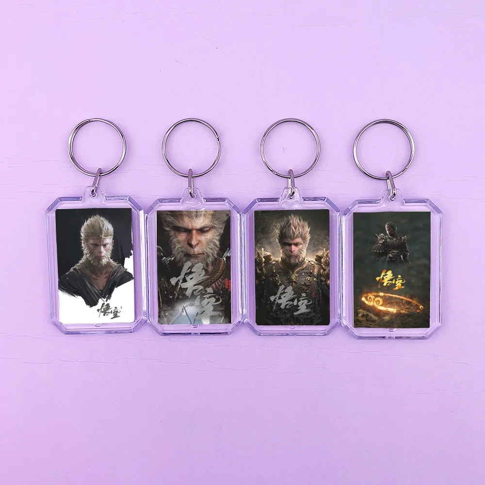 

Keychain Pendant Black Myth: Wukong the Destined One Cosplay Backpack Cartoon Accessory Student Keyring Widget Delicacy