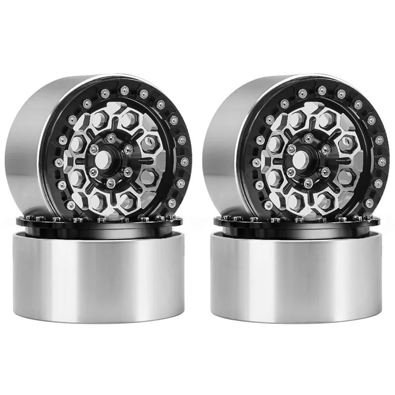 

YSUN-2.2 Inch Metal Wheels For 1/10 RC Crawler Car YK4083 CROSSRC Scx10 Rc Car Accessories