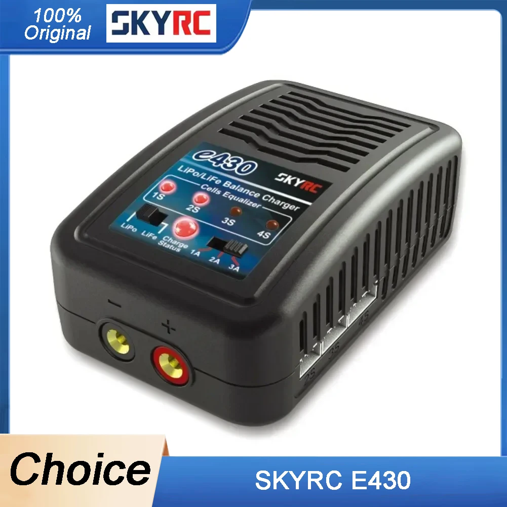 

SKYRC E430 Зарядное устройство переменного тока 30 Вт 3A 100-240 В 2S-4S для радиоуправляемого автомобиля Дрон FT010 FT011 Зарядка аккумулятора для лодки LiPo