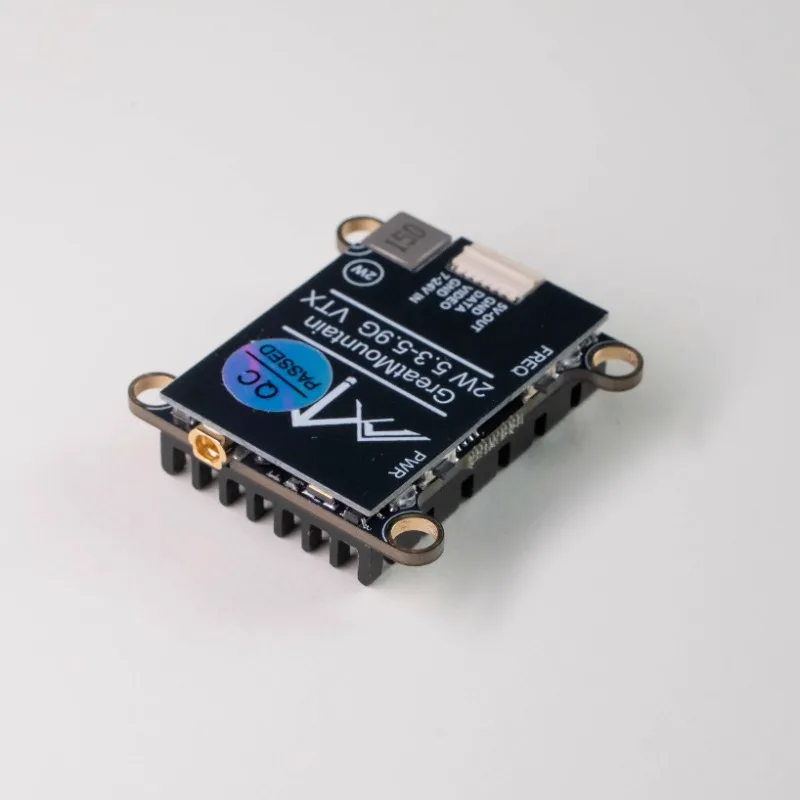 비콘 5.8G FPV VTX 아날로그 2W 고출력 비디오 송신기 (레이싱 드론, 장거리 프리스타일, RC 쿼드콥터 비행용)