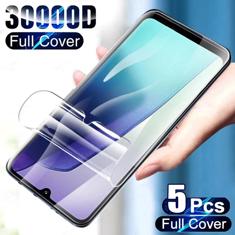 1-5PCS Klare Volle Abdeckung Hydrogel Film Für iPhone 17 Pro 16 15 14 Pro Max Für iPhone Air 17 13 12 11 14 Screen Protector Soft HD
