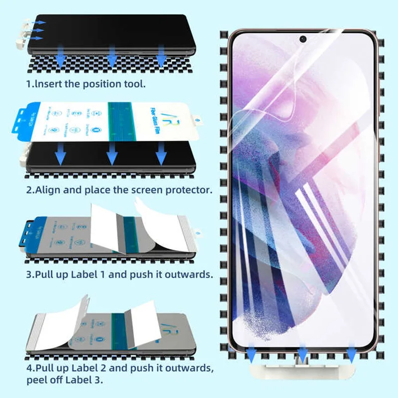 2PCS AR Film Anti Reflection For S24 S24 Plus Ultra  HD Vision S24 울트라  AR Screen Protector For Samsung Galaxy S24 self-healing