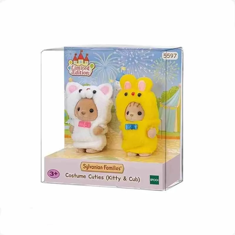 Originele Japanse Sylvanian Families Anime Figuren Kerstset Robot Eenhoorn Aanval Speelgoed Verkleedfeest Pop Festival Beperkt Aantal Cadeau