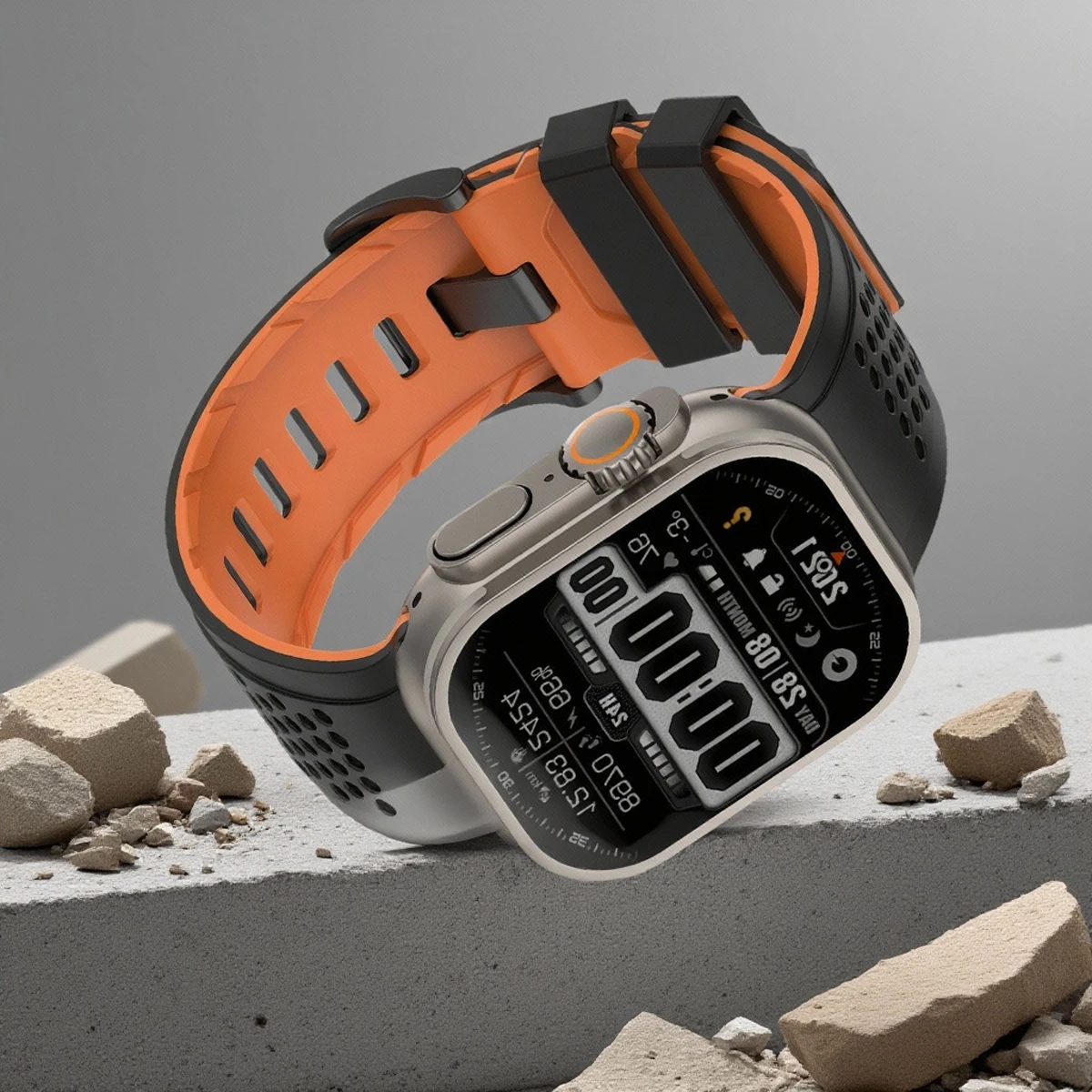 Silicone Sport Band For Apple Watch ultra 3 49MM Band 40mm 41 42mm 46mm Rubber correa Strap iwatch series 11 10 9 8 7 SE 5 6 4