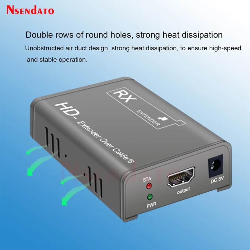 HDMI Extender Over Cat6 Ethernet 100M Extender HDMI RJ45 1080P HDMI to RJ45 Network Cable Extender For STB DVD Camera PC Monitor