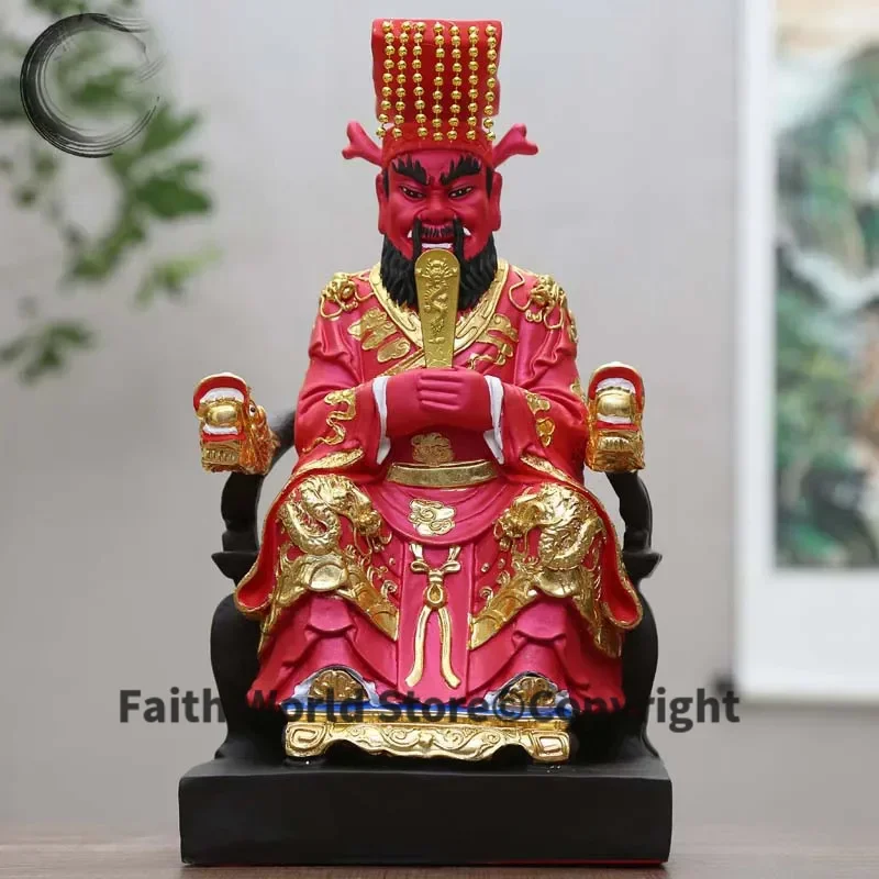 Wholesale Buddha Taoism figure Southeast Asia HOME protection Exorcise evil spirits Prosperity FENG SHUI Dragon King God statue